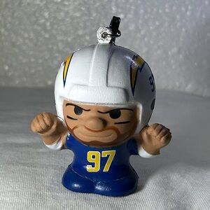 Joey Bosa Keychain w/Helmet #97NFL SqueezyMates 2.5” LosAngeles SanDiegoChargers